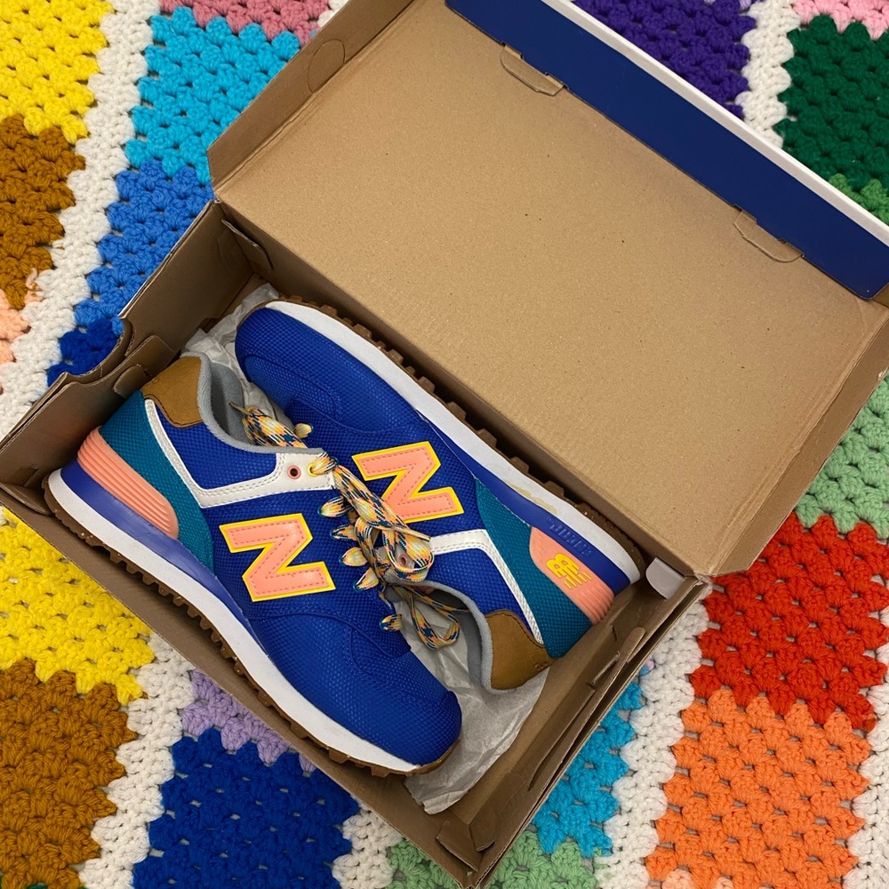 BRAND NEW IN BOX New Balance Sneakers | colorful, fun, funky, retro